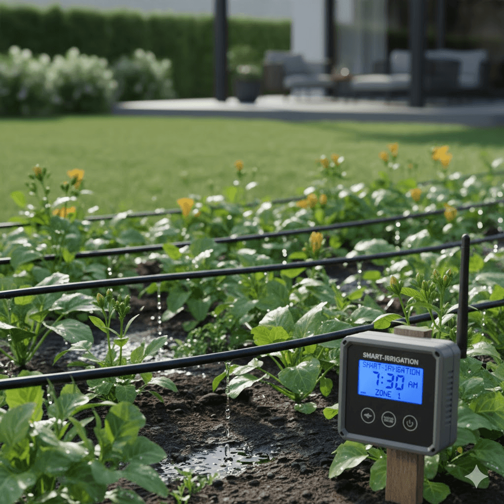 Smart Irrigation Techniques for Water Conservation Image for Smart Irrigation Techniques for Water Conservation in Technology & Farming