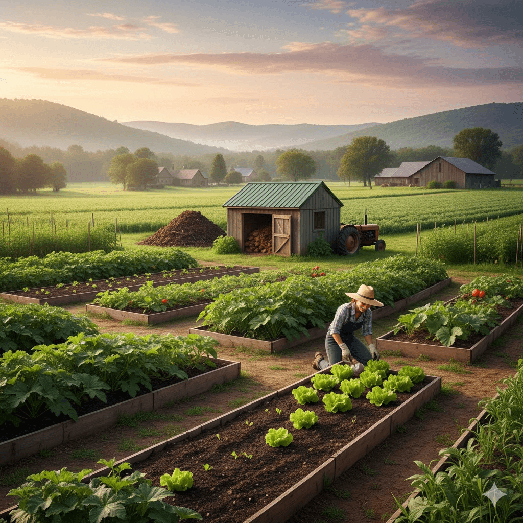 Benefits of Organic Farming in India (2025 Guide) Image for Benefits of Organic Farming in India (2025 Guide) in Sustainable Agriculture